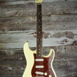 1962 Fender Stratocaster Custom Shop Olympic White over Candy Red