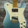 Lays Guitar T Style Custom Blue Sparkle