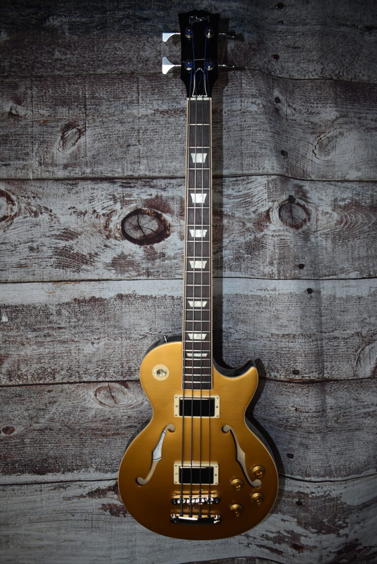 2015 Gibson ES-Les Paul Bass – Gold Top