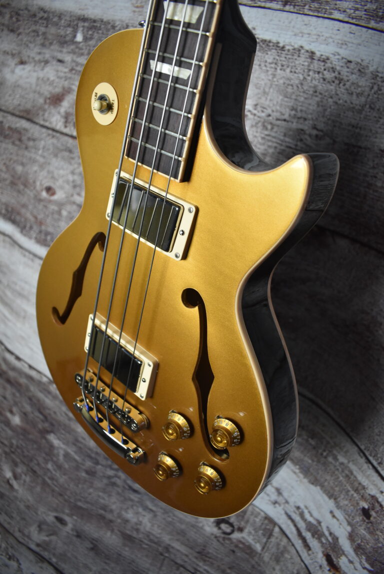 2015 Gibson Es Les Paul Bass Gold Top 1806