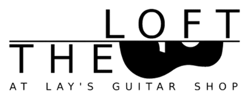 The Loft at Lay's Guitar Shop - Logo (Transparent background)